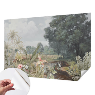 Nursery wall mural Exotic landscape