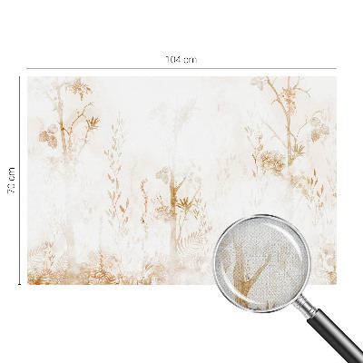 Baby room wall mural Botanical elegance