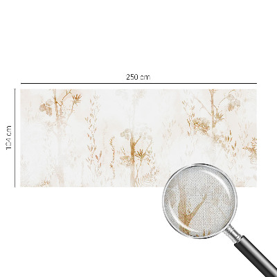 Baby room wall mural with a botanical elegance design for nurseries