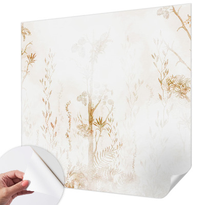 Baby room wall mural Botanical elegance