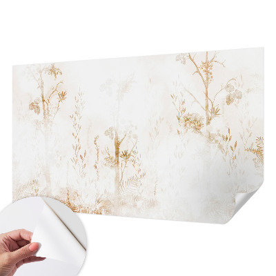 Baby room wall mural Botanical elegance