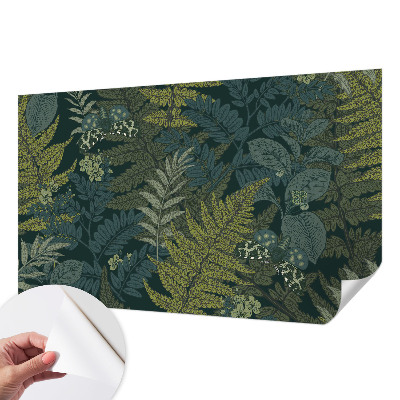 Self-adhesive wall mural Green elegance