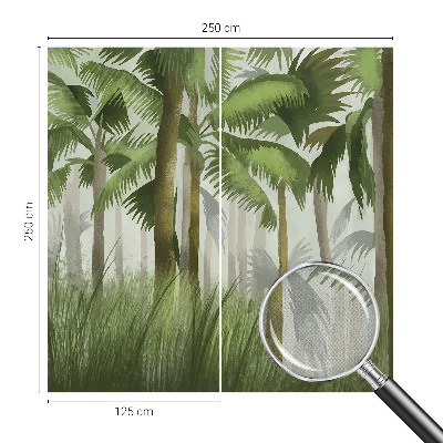 Peel and stick wall mural Tropical forest
