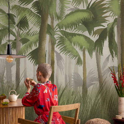 Peel and stick wall mural Tropical forest