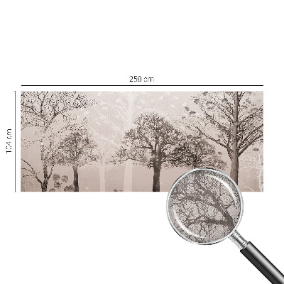Self-adhesive photo wallpaper Delicate trees