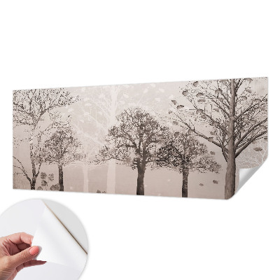 Self-adhesive photo wallpaper Delicate trees