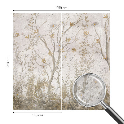 Stick-on wall mural A forest corner