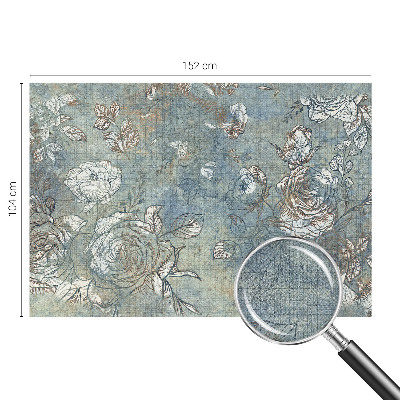 Peel and stick wall mural for living room Romantic roses