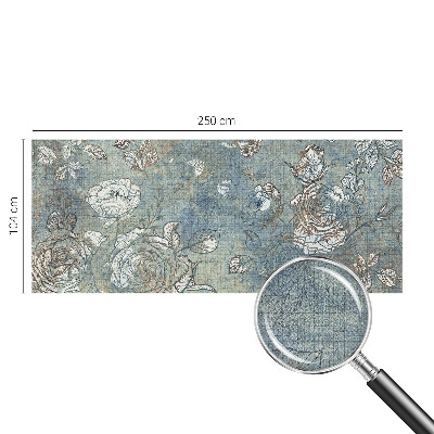 Peel and stick wall mural for living room Romantic roses