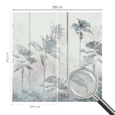 Peel and stick wall mural for bedroom Tropical landscape
