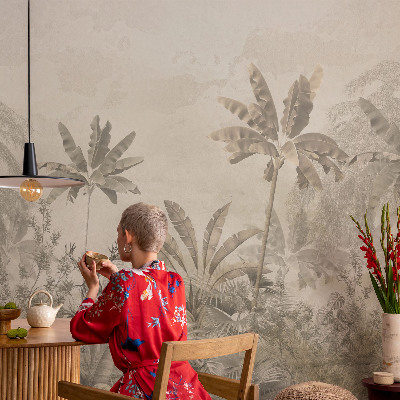 3D photo wallpaper mural Tropical jungle