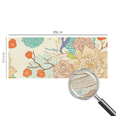Self-adhesive photo wallpaper Floral fantasy
