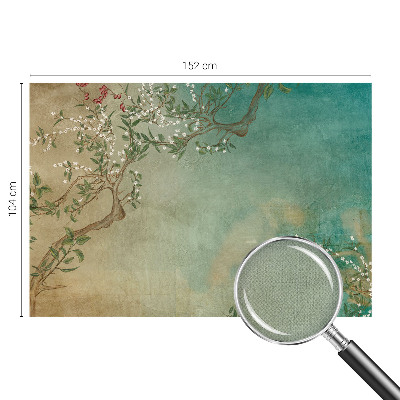 Peel and stick wall mural for bedroom Floral harmony