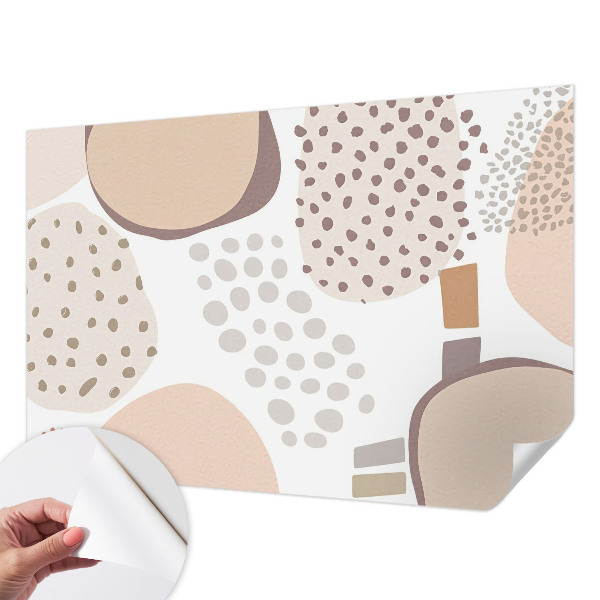 Peel and stick wall mural for kids' room Subtle dots