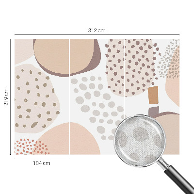 Peel and stick wall mural for kids' room Subtle dots