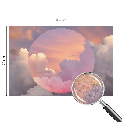 Children's wall mural Ethereal clouds