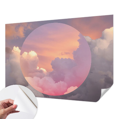 Children's wall mural Ethereal clouds