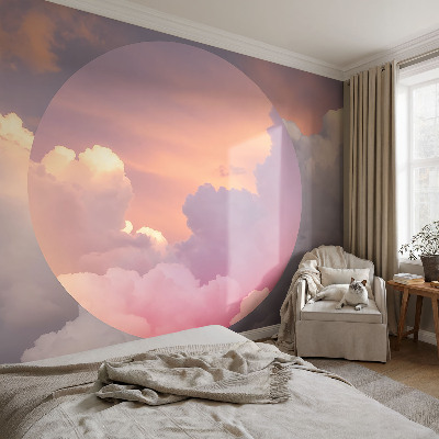 Children's wall mural Ethereal clouds