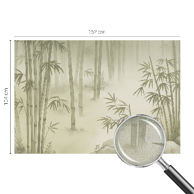 Baby room wall mural with a peaceful landscape design