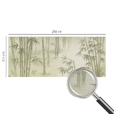 Baby room wall mural with a peaceful landscape design