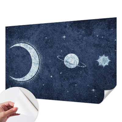 Peel and stick wall mural Star motif