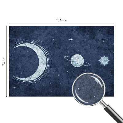 Peel and stick wall mural Star motif