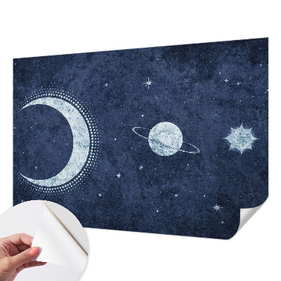 Peel and stick wall mural Star motif