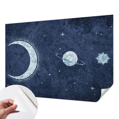 Peel and stick wall mural Star motif