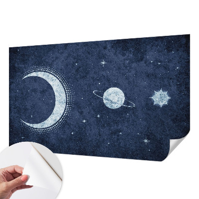 Peel and stick wall mural Star motif