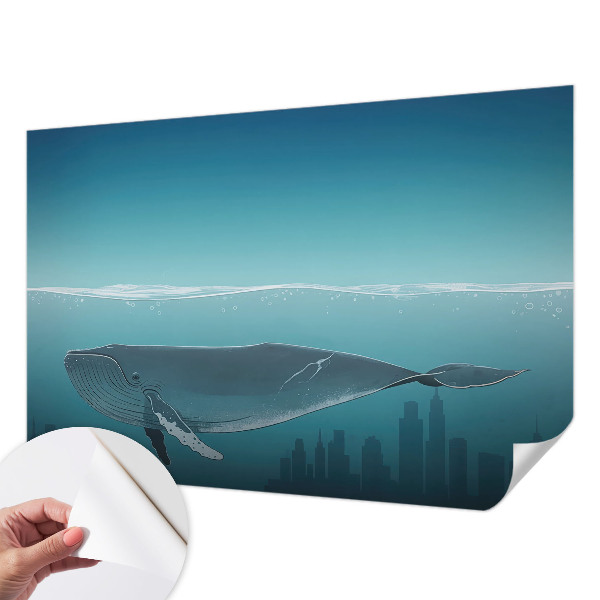 Peel and stick wallpaper mural Water Harmony