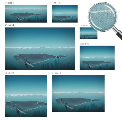 Peel and stick wallpaper mural Water Harmony