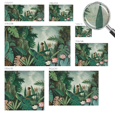 Self-adhesive wall mural Exotic jungle