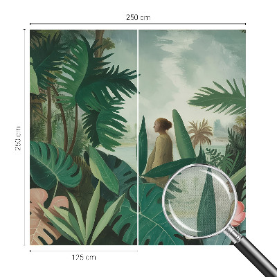 Self-adhesive wall mural Exotic jungle
