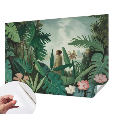 Self-adhesive wall mural Exotic jungle