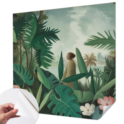 Self-adhesive wall mural Exotic jungle