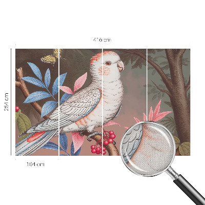 Peel and stick wall mural for kids' room Tropical nature