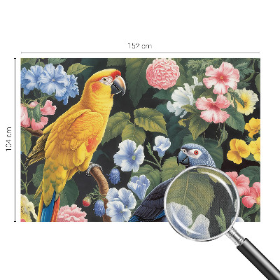 Nursery wall mural Exotic birds