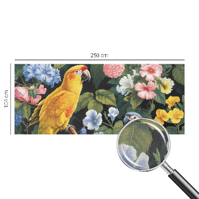 Nursery wall mural Exotic birds
