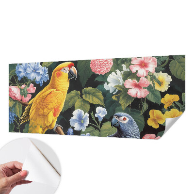 Nursery wall mural Exotic birds