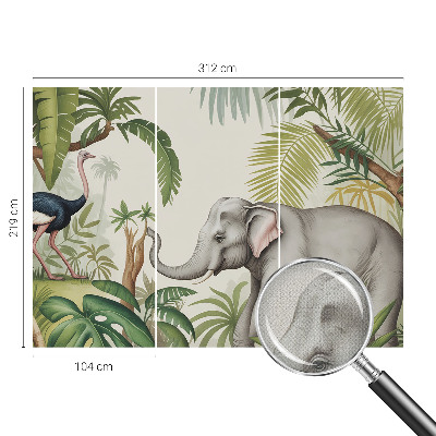 3D photo wallpaper mural Exotic scene