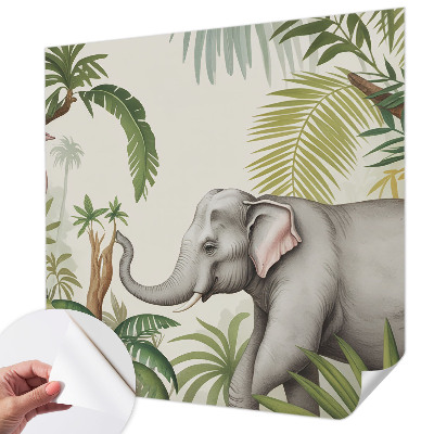 3D photo wallpaper mural with an exotic scene