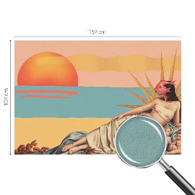 Peel and stick wall mural with 