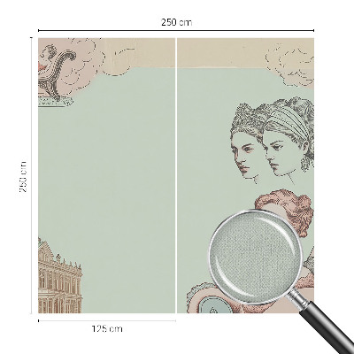 Removable wall mural Classic collage