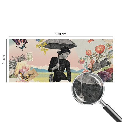 3D wall mural Romantic collage