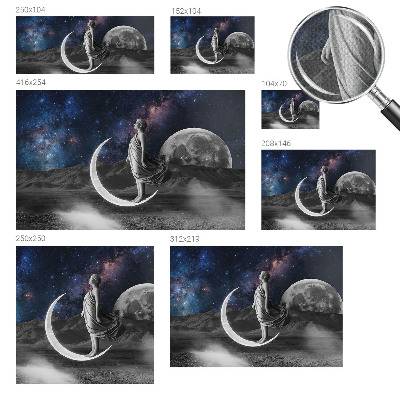 Children's wall mural Night dreams
