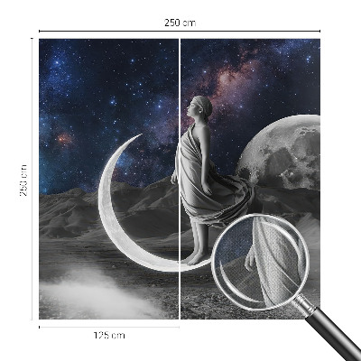 Children's wall mural with a Night Dreams design