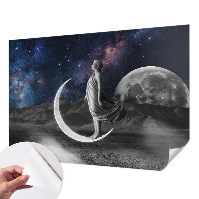 Children's wall mural with a Night Dreams design