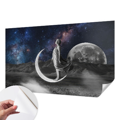 Children's wall mural with a Night Dreams design