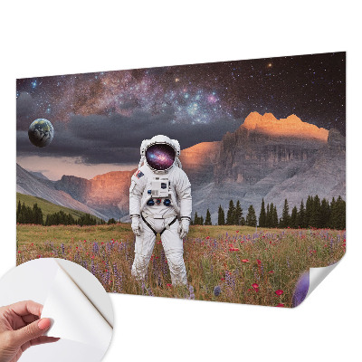 Peel and stick wallpaper mural Cosmic landscape