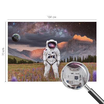 Peel and stick wallpaper mural Cosmic landscape